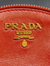 ★送料最下部に記載★プラダ PRADA コインケース - レザー レッド キーリング付き 財布_画像2