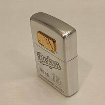 001●Zippo ジッポー MAJOR LEAGUE BASEBALL 公式ライセンスグッズ2003 Dodgers NOMO 10 ドジャース 野茂 未使用品●_画像5