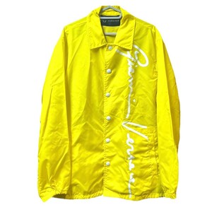 VERSCE Versace A85203 lip Stop coach jacket yellow raincoat clothes tops button down 11-20-63 including in a package un- possible N