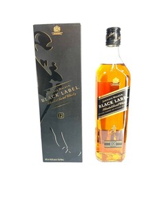 Johnnie Walker BLACK LABEL ジョニーウォーカー ブラックラベル 12年 ブレンデッド スコッチ ウイスキー 40% 700ml 同梱不可 12-23-22 O