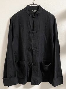 送料無料 名作 BLACK COMME des GARCONS カンフージャケット （ブラックコムデギャルソン チャイナ JKT JACKET