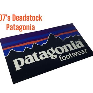 07's NOS "Patagonia footwear" ステッカー 廃盤 パタゴニア patagonia vintage レア