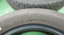 バリ山155/65R14ネクストリー　2021年製造 ブリヂストン　BRIDGESTONE NEXTRY ECOPIA 中古4本セット　タントムーヴ等に_画像6