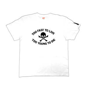 TOO FAST TO LIVE - Tee White & Black LL P7-01 (Seditionaries Punk)