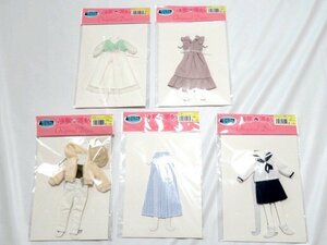 ◆新品 計5点 リカちゃん 洋服 22㎝ リカちゃんキャッスル リトルファクトリー ドレスコレクション セーラー服/ワンピース/アウター 54