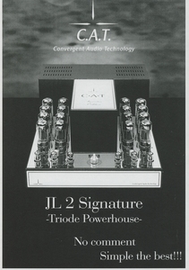 C.A.T JL2Signature catalog Convergent Audio Technology tube 3463