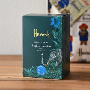 Harrods/ Harrods black tea No.14 English Breakfast 200g for refill 