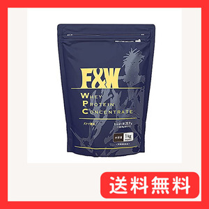 F&W(エフアンドダブリュー) ホエイプロテイン WPC 1kg 単品 バナナ味 33食分 たんぱく質含有量74% 国内