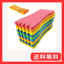 Copeflap 仕掛け巻き スポンジ 釣り 10pcs 釣り糸巻き 仕掛け巻 ラインボード しかけ 発泡 (6*14c_画像1