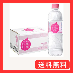  silica silica 500ml 24 pcs insertion mineral water natural water Kyushu production silica 72mg/L and more . have Ooita day rice field 9 -ply ream mountain 