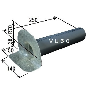 D50YP,50A ширина FRP дренаж ПВХ труба есть,(1 комплект 10 штук )