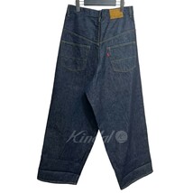 ネオンサイン NEON SIGN　 WIDE DENIM SLACKS ワイドデニムスラックス 商品番号：8071000129512-071S-JM_画像2