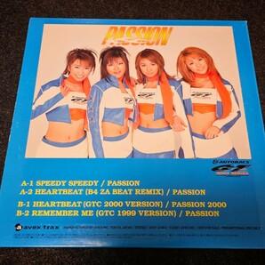 SPEEDY SPEEDY PASSION HEARTBEAT B4 ZA BEAT REMIX 12inchレコード レア盤 スーパーユーロビート SEB SUPER EUROBEAT GTC2001アナログの画像4