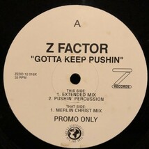 Z Factor / Gotta Keep Pushin'_画像1