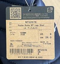 新品4208　送料無料THE NORTH FACE　Nuptse Bootie WP Logo Short　26センチ　定価17930円税込_画像8