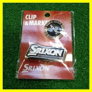 ♪送料無料♪新品 未使用 未開封 スリクソン マグネット式 クリップマーカー ダンロップ SRIXON ブラック ホワイト シルバー 黒 白 銀