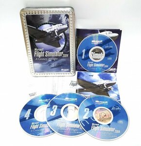 【同梱OK】 Microsoft Flight Simulator 2004 / レトロゲームソフト / フライトシミュレーター / 航空史100周年記念 初回限定パッケージ