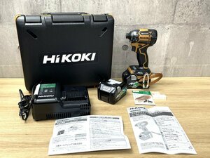 F-02007FM0201Y12YY24 Hikoki 36Vコードレスインパクトドライバ WH36DC 2XPS(GC) グランドキャメル インボイス制度対応