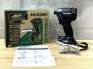 F-02001FM0201Y12YY24 Hikoki 36Vコードレスインパクトドライバ WH36DC NND ディープオーシャンブルー インボイス制度対応 店舗受取可能