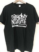 Naughty by Nature Tシャツ 90s hiphop ヒップホップ ラッパー big L black sheep cypress hill de la soul epmd fugees gangstar krsone_画像1