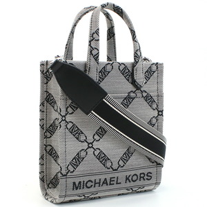 マイケル・コース MICHAEL KORS GIGI トートバッグ　ブランド 32F3S3GC4J　006　モノグラム　ロゴ NAT-LUGG グレー系