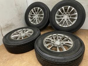 送料無料！Weds PRODITA 15インチ 6J +33 PCD139.7 6H ヨコハマ 195/80R15 ハイエース レジアスエース グランドハイエース 4本セット