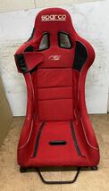 1円スタート！SPARCO RACING SEAT REV GRP Tech スパルコ レーシングシート シート レッド ブラック 8855-1999 11-00031370_画像1