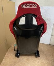 1円スタート！SPARCO RACING SEAT REV GRP Tech スパルコ レーシングシート シート レッド ブラック 8855-1999 11-00031370_画像3