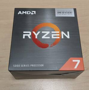 CPU AMD RYZEN7 5800X3D 3.4GHz 8コア16スレッド Socket AM4 PCパーツ 動作確認済