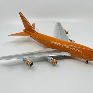 inflight ブラニフ ボーイング 747 1/200 N606BN フライトタグ付き