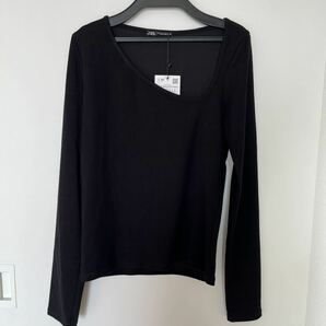 【新品】ZARA ザラ　アシンメトリーカットソー