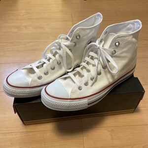 converse コンバース オールスター 27センチ ハイカット　ホワイトスニーカー