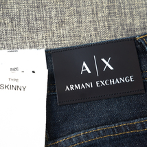 新品★ ARMANI EXCHANGE ストレッチ デニム パンツ SKINNY FIT 31 R 送料込 アルマーニエクスチェンジ ジョルジオアルマーニ ジーンズ_画像8