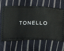 新品#イタリア製 ハンドメイド TONELLO リネン ストライプ ストレッチ ジャケット 48 送料無料 メンズ トネッロ ティージャケット T-JACKET_画像8