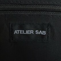 ◇499290 ATELIER SAB アトリエサブ トートバッグ ショルダーバッグ ビジネス 書類鞄 リクルート レディース ブラック_画像7