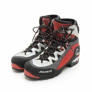 ◆499390 DOLOMITE ドロミテ ◇トレッキングブーツ GORE-TEX ゴアテックス Steinbock サイズUS9.5/27.5cm メンズ レッド グレー