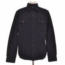 ◆501533 Nigel Cabourn ナイジェルケーボン ◆CPOシャツ 8070010014 サイズ50 メンズ 日本製 ネイビー_画像1