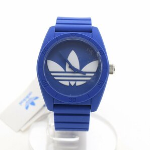 △491375 未使用品 adidas アディダス QZ クォーツ腕時計 PKGAD1015 ブルーの画像2