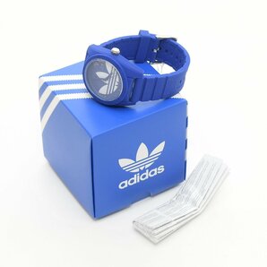 △491375 未使用品 adidas アディダス QZ クォーツ腕時計 PKGAD1015 ブルーの画像6