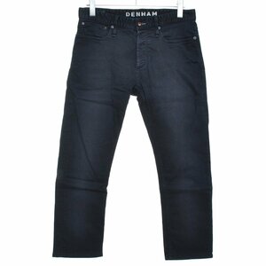 ◆452767 DENHAM デンハム スリムフィットジーンズ RAZOR FBL サイズW31 ストレッチ メンズ ブラック