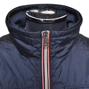 ●496595 MONCLER モンクレール ●ナイロンジャケット LYON ナイロンパーカー 510914107805 サイズ3 メンズ ネイビーの画像5