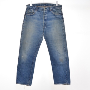 ●490651 LEVI'S リーバイス ●デニムパンツ ジーンズ ボタン裏8 BIGE セルビッジ サイズW34？ メンズ USA製 インディゴ