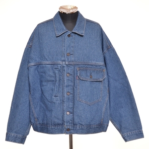 ●499771 Levi's PReMIUM リーバイス ●デニムジャケット STAY LOOSE TRUCKER JACKET A0638-0000 サイズL ビッグ メンズ インディゴ