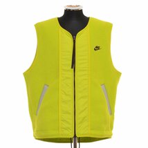 ◆503359 NIKE ナイキ ◆フリースベスト シェルパ NSW SPE+ SHERPA VEST サイズXL メンズ ネオンイエロー_画像1