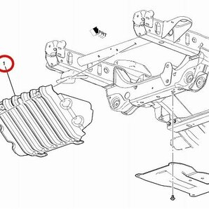 エンジンアンダーカバー◆07-13y エスカレード タホ サバーバン1500 アバランチ1500 ユーコン デナリ◆エンジン アンダー ガード カバーの画像3