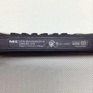 C231○NEC PCリモコン VALUESTAR☆LaVie PC用リモコン 地デジ対応PC用リモコン RC-1210 通電OKの画像7