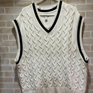 H&M ニットベスト　US：XL