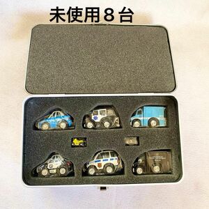 ミニカー POLICE 8台まとめ買い チョロQ 専用缶ケース入り TAKARA TOMY targa