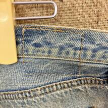 F42 □ Levi's □ リーバイス　５０１　デニム　ジーンズ　インディコ　中古　サイズＷ３４/Ｌ３３_画像8