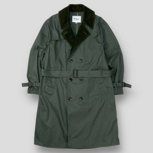 美品 Barbour バブアー 18SS WHITLEY TRENCH COAT ウィットレー トレンチコート コットンナイロン 1801171 36 SSM3071 ノンワックス